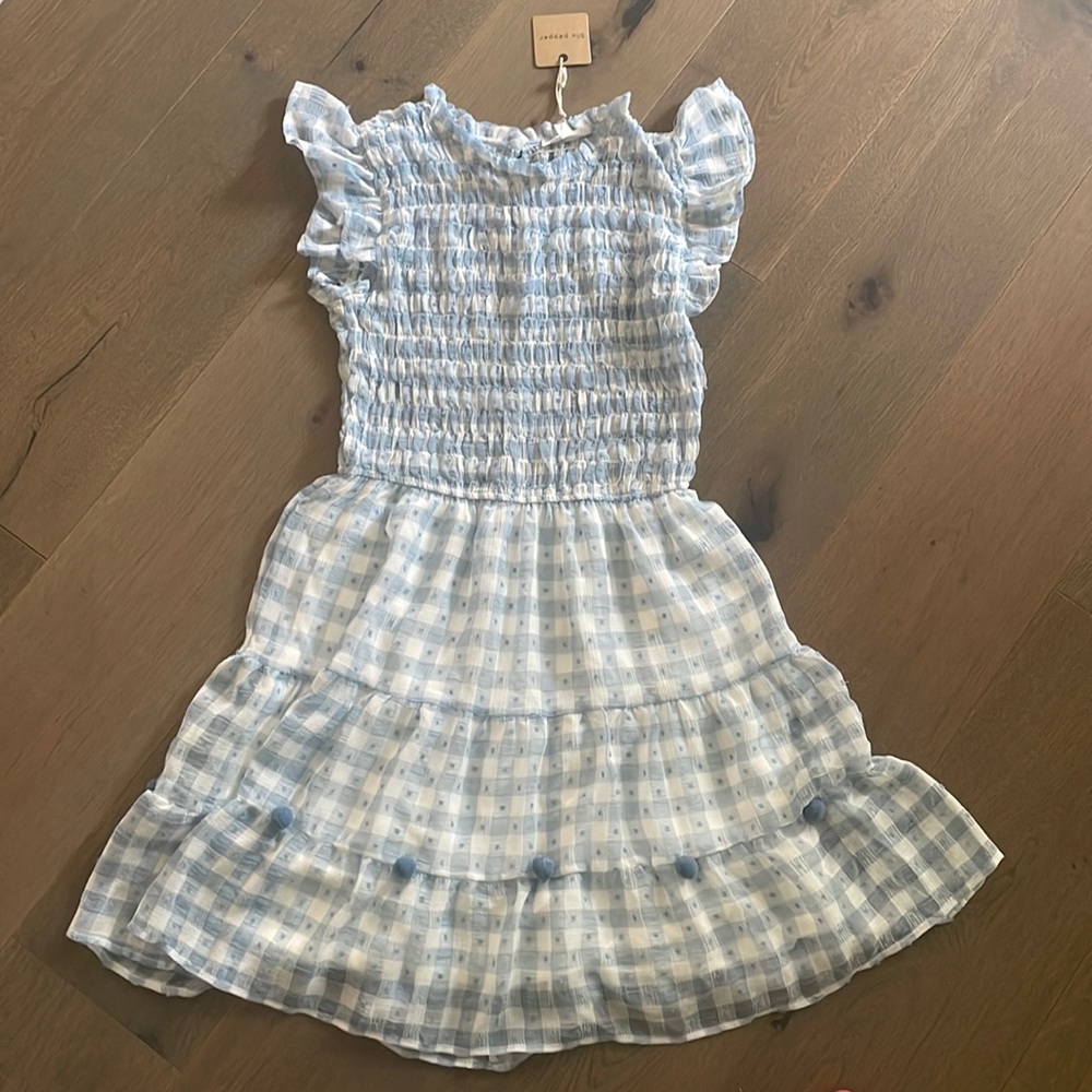 Plaid Smocked Dress